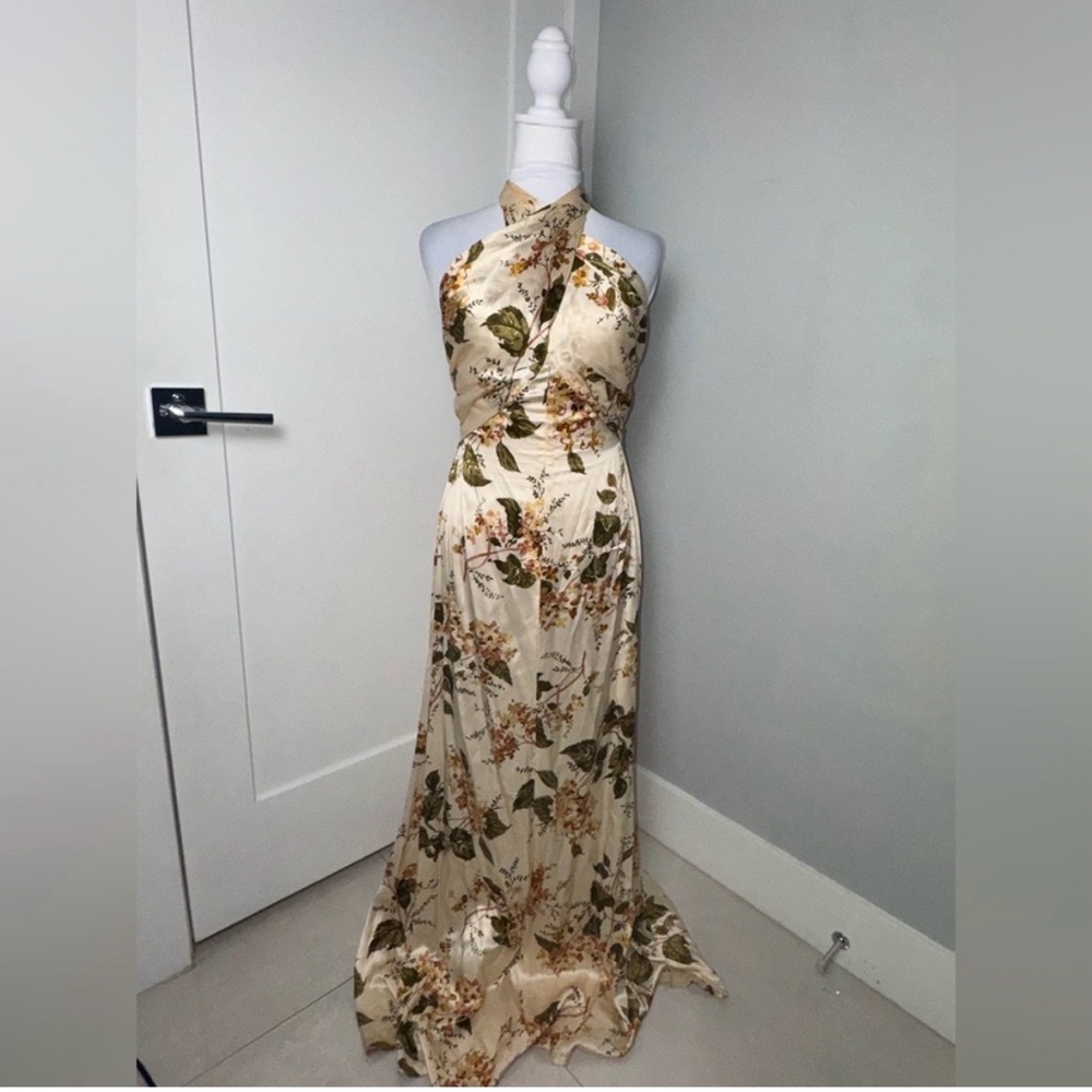Reformation Vería Silk Dress/ Size 4 - Picture 5 of 10